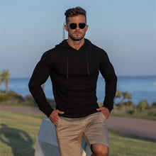 Load image into Gallery viewer, New Fashion Winter Hooded Sweater Men Warm Turtleneck Mens Sweaters Slim Fit Pullover Men Classic Sweter Men Knitwear Pull Homme
