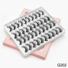 Load image into Gallery viewer, SEXYSHEEP 16/20 pairs 3D Mink Lashes Natural False Eyelashes Dramatic Volume Fake Lashes Makeup Eyelash Extension Silk Eyelashes
