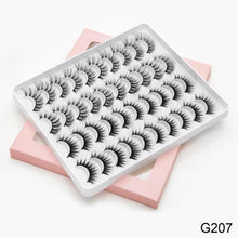 Load image into Gallery viewer, SEXYSHEEP 16/20 pairs 3D Mink Lashes Natural False Eyelashes Dramatic Volume Fake Lashes Makeup Eyelash Extension Silk Eyelashes

