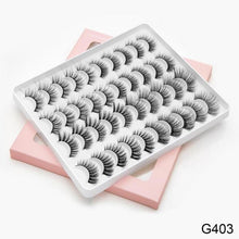 Load image into Gallery viewer, SEXYSHEEP 16/20 pairs 3D Mink Lashes Natural False Eyelashes Dramatic Volume Fake Lashes Makeup Eyelash Extension Silk Eyelashes
