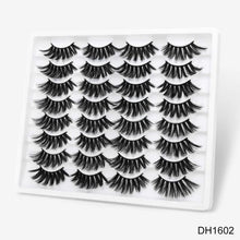 Load image into Gallery viewer, SEXYSHEEP 16/20 pairs 3D Mink Lashes Natural False Eyelashes Dramatic Volume Fake Lashes Makeup Eyelash Extension Silk Eyelashes
