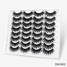 Load image into Gallery viewer, SEXYSHEEP 16/20 pairs 3D Mink Lashes Natural False Eyelashes Dramatic Volume Fake Lashes Makeup Eyelash Extension Silk Eyelashes
