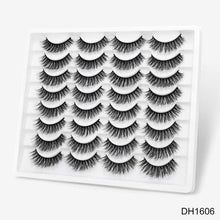 Load image into Gallery viewer, SEXYSHEEP 16/20 pairs 3D Mink Lashes Natural False Eyelashes Dramatic Volume Fake Lashes Makeup Eyelash Extension Silk Eyelashes
