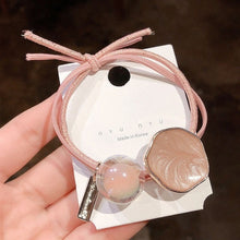 Load image into Gallery viewer, Women Hair Ropes Big Crystal Pearl Band for Fashion
