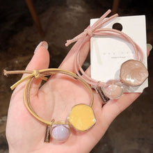 Load image into Gallery viewer, Women Hair Ropes Big Crystal Pearl Band for Fashion
