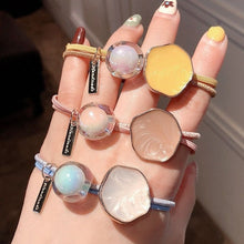 Load image into Gallery viewer, Women Hair Ropes Big Crystal Pearl Band for Fashion
