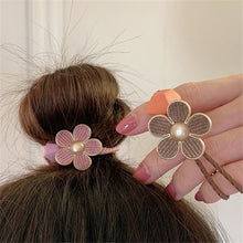 Load image into Gallery viewer, Women Hair Ropes Big Crystal Pearl Band for Fashion
