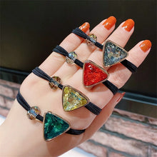 Load image into Gallery viewer, Women Hair Ropes Big Crystal Pearl Band for Fashion
