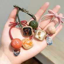 Load image into Gallery viewer, Women Hair Ropes Big Crystal Pearl Band for Fashion
