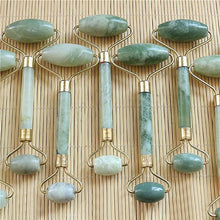 Load image into Gallery viewer, Facial Massage Roller Natural Jade Anti Wrinkle Beauty Tool
