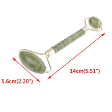 Load image into Gallery viewer, Facial Massage Roller Natural Jade Anti Wrinkle Beauty Tool
