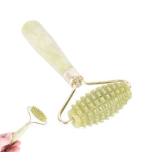 Load image into Gallery viewer, Facial Massage Roller Natural Jade Anti Wrinkle Beauty Tool

