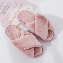 Load image into Gallery viewer, Winter Women House Slippers Faux Fur
