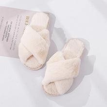 Load image into Gallery viewer, Winter Women House Slippers Faux Fur
