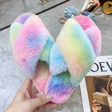 Load image into Gallery viewer, Winter Women House Slippers Faux Fur
