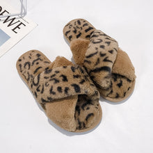 Load image into Gallery viewer, Winter Women House Slippers Faux Fur
