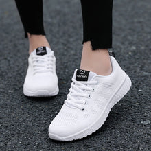 Load image into Gallery viewer, Sneakers Women Casual Lace-Up Mesh Light Breathable
