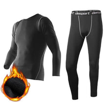 Load image into Gallery viewer, Aismz Winter Thermal Underwear Men Fleece Quick Drying
