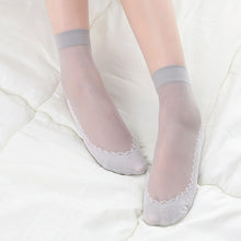 Load image into Gallery viewer, Women Soft Socks Transparent Silk
