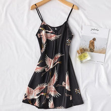 Load image into Gallery viewer, Women Rayon 2PCS Robe Set Lace Sexy Kimono Night Dress
