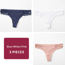 Load image into Gallery viewer, Women's Cotton G-String Thong Panties String Underwear Women Briefs Sexy Lingerie Pants Intimate Ladies Letter pink
