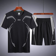 Load image into Gallery viewer, Casual Summer Short Sleeve Sport Set
