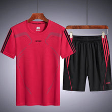 Load image into Gallery viewer, Casual Summer Short Sleeve Sport Set
