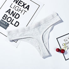 Load image into Gallery viewer, Sexy Lingerie Women's Cotton G-String Thong Panties String Underwear Women Briefs Pants Intimate Ladies Low-Rise 1 piece
