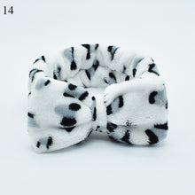 Load image into Gallery viewer, New Letter "OMG" Coral Fleece Soft Bow Headbands for women
