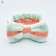 Load image into Gallery viewer, New Letter "OMG" Coral Fleece Soft Bow Headbands for women
