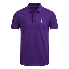 Load image into Gallery viewer, NEGIZBER New Man Polo Shirt Mens Casual Deer Embroidery Cotton
