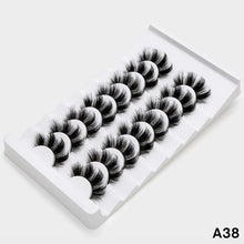 Load image into Gallery viewer, SEXYSHEEP 4/8 pairs 3D Mink Lashes Natural False Eyelashes Dramatic Volume Fake Lashes Makeup Eyelash Extension Silk Eyelashes
