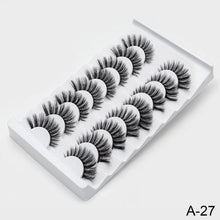 Load image into Gallery viewer, SEXYSHEEP 4/8 pairs 3D Mink Lashes Natural False Eyelashes Dramatic Volume Fake Lashes Makeup Eyelash Extension Silk Eyelashes

