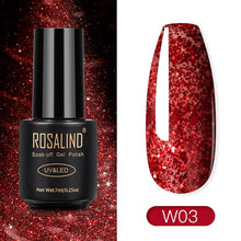 Load image into Gallery viewer, ROSALIND Nail Polish Red Nude Series Polish All For Manicure Nails Art Semi Permanent Gel UV LED Soff Off Hybrid Varnishes
