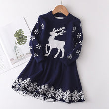 Load image into Gallery viewer, Menoea Toddler Girl Spring Dress Solid Color Baby Girls Turtleneck
