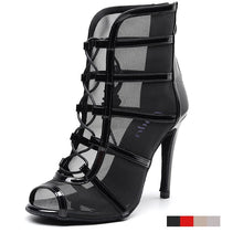 Load image into Gallery viewer, Woman High Top Latin Dance Sandals
