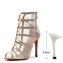 Load image into Gallery viewer, Woman High Top Latin Dance Sandals
