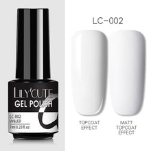 Load image into Gallery viewer, LILYCUTE Nails Gel Polish For  Base Top Coat Soak Off
