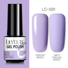 Load image into Gallery viewer, LILYCUTE Nails Gel Polish For  Base Top Coat Soak Off
