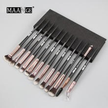 Load image into Gallery viewer, MAANGE Pro 3/5/12 pcs/lot Makeup Brushes Set Eye Shadow Blending Eyeliner Eyelash Eyebrow Brushes For Makeup New

