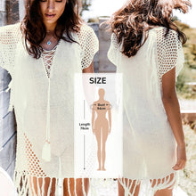 Load image into Gallery viewer, CUPSHE Bikini Cover Up with Fringe Trim
