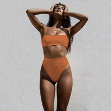 Load image into Gallery viewer, ZTVitality Sexy Bikinis Solid Push Up Bikini 2021 Hot Padded Bra Straps
