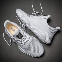Load image into Gallery viewer, Mesh Men Breathable White Trendy Sneakers

