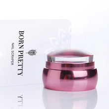 Load image into Gallery viewer, BORN PRETTY Nail Art Templates Clear Jelly Silicone Stamper Enail Stamping Plate Scraper With Cap Transparent Nail Stamper
