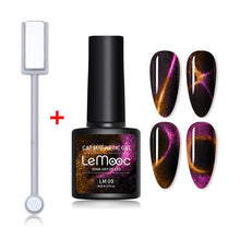 Load image into Gallery viewer, LEMOOC Cat Eye Nail Gel Polish Varnishes Soak Off

