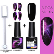 Load image into Gallery viewer, LEMOOC Cat Eye Nail Gel Polish Varnishes Soak Off
