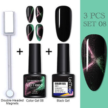 Load image into Gallery viewer, LEMOOC Cat Eye Nail Gel Polish Varnishes Soak Off

