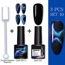 Load image into Gallery viewer, LEMOOC Cat Eye Nail Gel Polish Varnishes Soak Off
