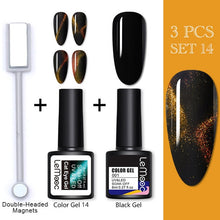 Load image into Gallery viewer, LEMOOC Cat Eye Nail Gel Polish Varnishes Soak Off
