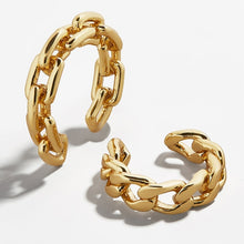 Load image into Gallery viewer, Punk Rock Gold Color Clip Earrings No Piercing

